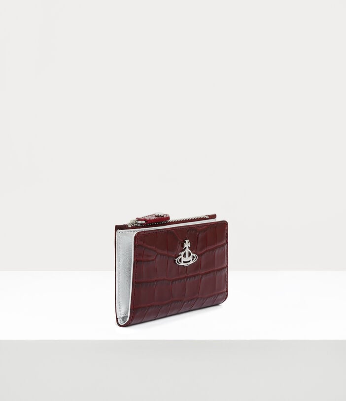 Vivienne Westwood CROCODILE SLIM FLAP CARD HOLDER